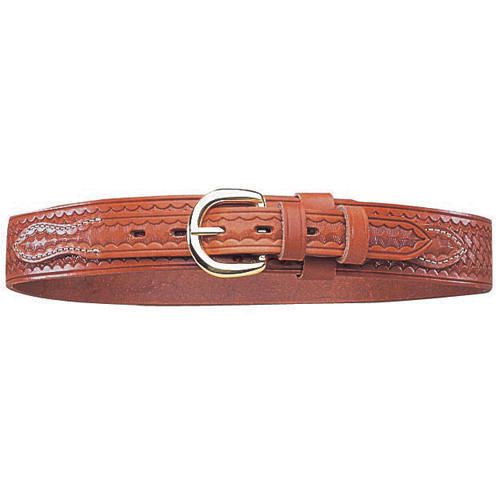 Bianchi 12097 bw chrome buckle b4 1.75&#034; leather ranger belt size 40 for sale
