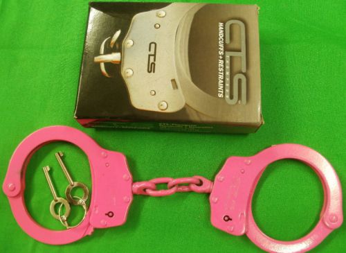 CTS THOMPSON 1010 PINK CHAIN HANDCUFFS