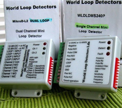 2.LOOP DETECTORS. MikroD-L1 SINGLE &amp; MikroD-L2 DUAL.BONUS PRICE OF 2 SINGLE ONLY