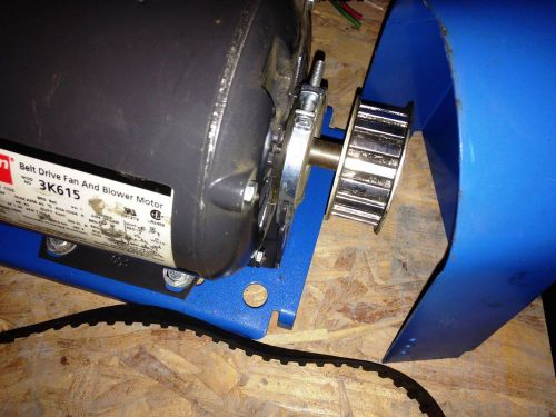 Dayton 3K615A Belt drive Fan and Blower Motor with mounting plate and belt