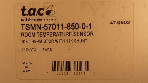 TAC SCHNEIDER ELECTRIC #TSMN-57011-850-0-1 Room Temp.Sensor (NEW)