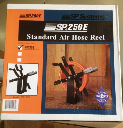 Heavy duty steel manual air hose reel holds 150&#039; of 3/8&#034; hose sp systems sp250e for sale