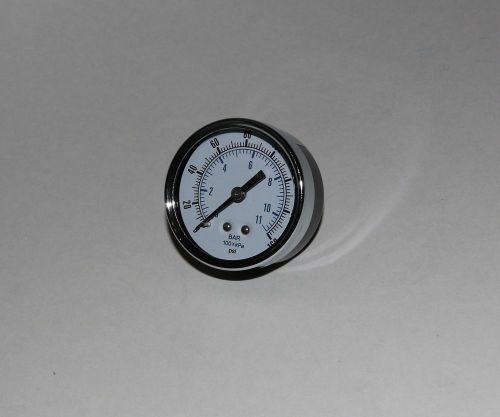 Pressure gauge  0-160 psi / kpa / bar...1/4npt brass back 2&#034;(new) for sale