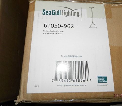 Sea Gull lighting 61050-962 Canterbury 1-Light Mini Pendant; Brushed Nickel