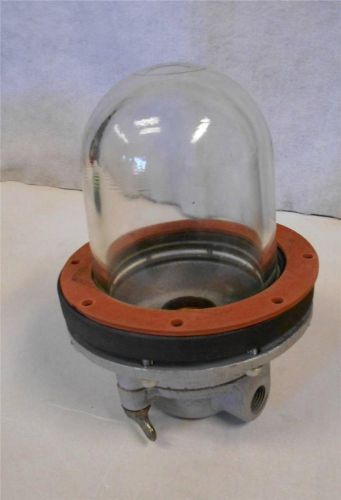 Crouse-hinds incandescent vapor proof lighting fixture w/gasket model v160 n for sale