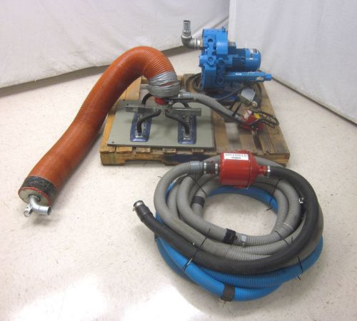 Vaculex 5-Hp Vacuum Hoist Lift Lifting Aid System 3-Ph 460V Siemens 3460-RPM 7&#034;