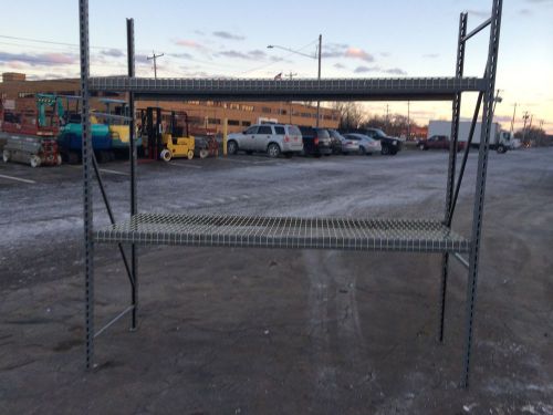 4 sections penco pallet rack 32&#039; l x 8&#039;t x 30&#034; deep ,clean racking , hd for sale