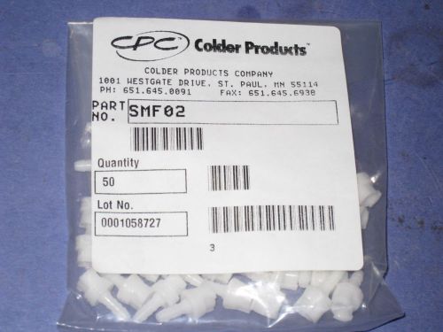 50 smf02 colder products 1/8 hose barb non-valved in-line coupling body  3s for sale