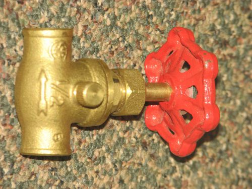 NEW Mueller/B &amp; K Cast-Brass Compression Sweat Stop and Waster 1/2&#034; STOP VALVE