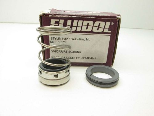 New fluidol ty1-022-b149-1 mechanical seal type 1 1-3/8in d402166 for sale