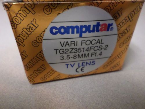 Computar tg2z3514fcs-2 varifocal 2x3.5-8.0mm f1.4 auto iris lens for sale