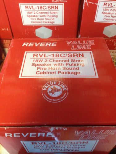RV-RVL-18C/SRN 18 Watt Cabinet/Siren/2 Reed Tampers