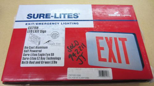 LED Exit Sign - SURE-LITES by Cooper Lighting - CX71SD
