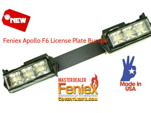 Brand NEW Feniex Apollo F6 LICENSE Plate Bundle
