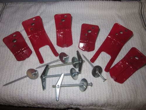 6-MIX &amp; MATCH WALL MOUNT FIRE EXTINGUISHER BRACKET&#039;s NEW-you choose what u want