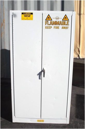 Justrite RMO8365 3 Sheves 60 Gallon Flammable Liquid Storage Cabinet w/ Key