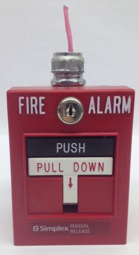 Simplex Fire Alarm Pull Switch Used Manual Release