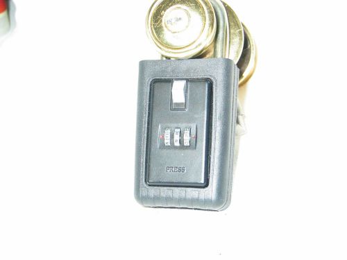Realtors lock box with door knobs and latch hardware for sale