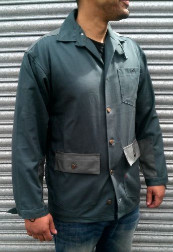 QUALITY GREEN ALEXANDRA WORKWEAR JACKET DESIGNED BY BRUCE OLDFIELD MADE IN UK