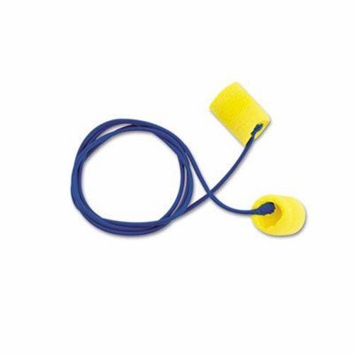 3m e-a-r classic earplugs, corded, pvc foam, yellow, 200 pairs/box (mmm3111101) for sale