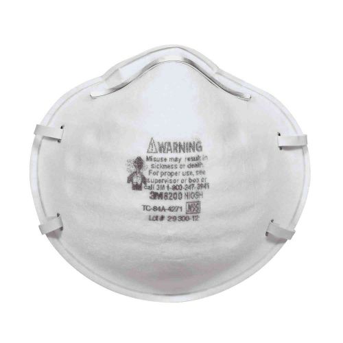 3M 8200 Particulate Respirator N95, 20 Masks