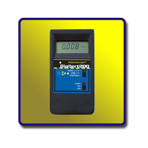 S.E. Digilert 200 Geiger Counter Digital Handheld Nuclear Radiation Monitor D200
