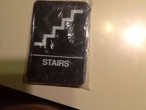 NEW Presto ADA Sign LOT of 6 STAIRS 6x9 wall signs Braille