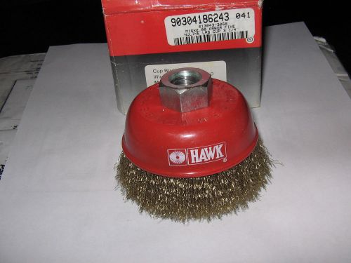 Hawk, cup brush, 80mm dia., m16 x 2 arbor, 8500 max rpm for sale
