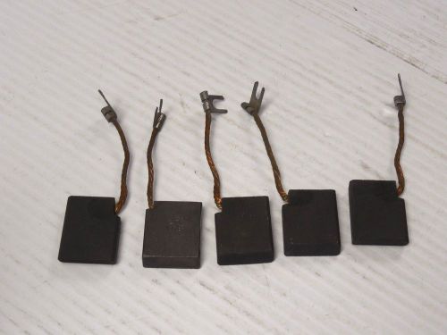 NEW LOT OF 5 NATIONAL CARBON MOTOR BRUSH 255 1-9/32&#034; LENGTH 1&#034; WIDTH 5/16&#034; THICK