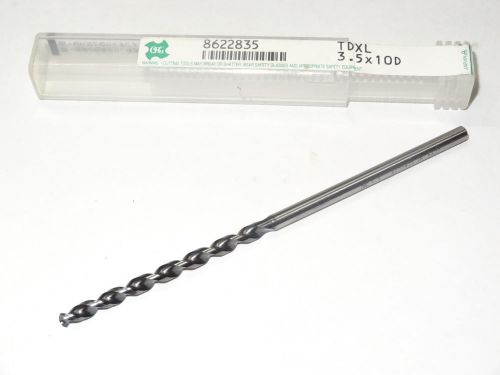 OSG 3.5mm 0.1378&#034; WXL Fast Spiral Taper Long Length Twist Drill Cobalt 8622835