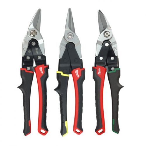 Milwaukee Aviation Snips 3 PC Set 48-22-4033 * NEW - Open package