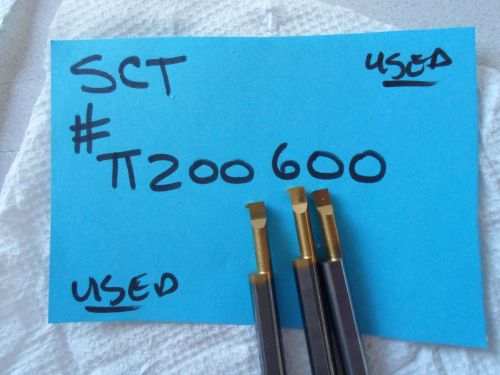 (3) scientific cutting tools, single point threading tools, 1/4&#034; shank, for sale