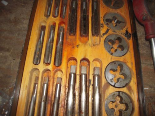 Greenfield large tap and die set  nice for sale