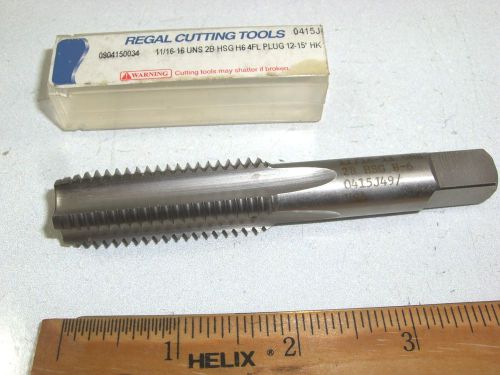 REGAL 11/16-16 GH6 4-FLUTE PLUG TAP  (1 PC)