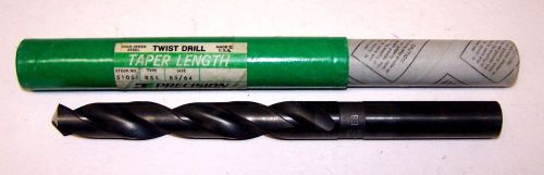 New ptd precision twist drill 51055 high speed steel bit 55/64&#034; inch for sale