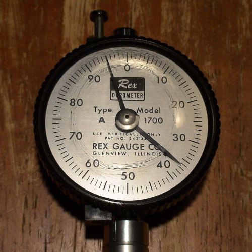 Rex RX-1700-A Type A Precision Dial Shore Durometer