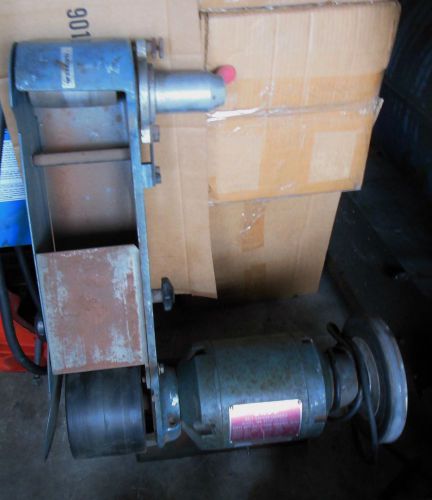 Enco belt sander-grinder 4&#034; x 38-48&#034;, 3/4 hp, 110/220 v,  mod. 163-4655 (sb-200) for sale