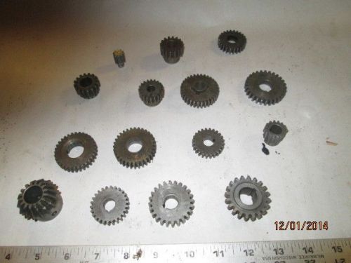 MACHINIST LATHE MILL Lot of Small Machinist Gear s for Lathe Machine