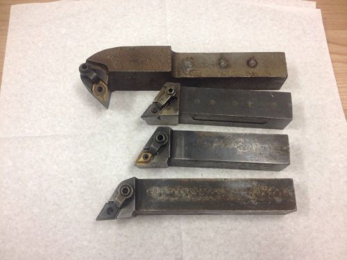 4 lathe tool holder with 1&#034; tall shank marked mdjnr &amp; ddjnr 16 for sale