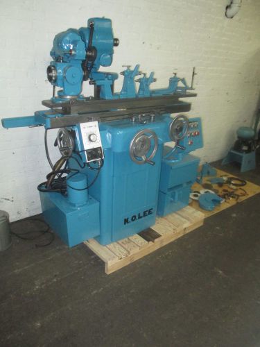 K.o. lee model b6062h hydraulic table tool &amp; cutter grinder - very nice! for sale