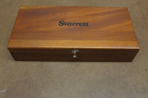 Starrett Wooden Dial Indicator Case Vintage