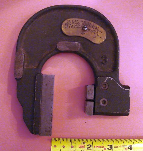 Snap gage (gauge), calibrated size: GO 1.47&#034; NO GO 1.46&#034;