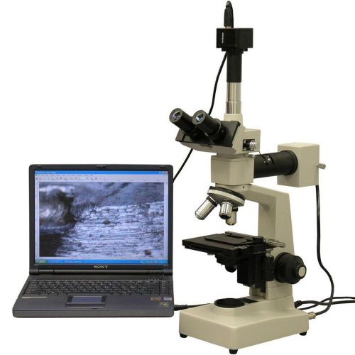 Metallurgical Trinocular Compound Lab Microscope Metallurgy Zoom Digital Camera