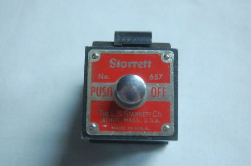 STARRETT 657 MAGNETIC INDICATOR HOLDER BASE