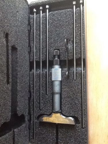 Starrett depth micrometer no 440m, machinist tool, instrument for sale