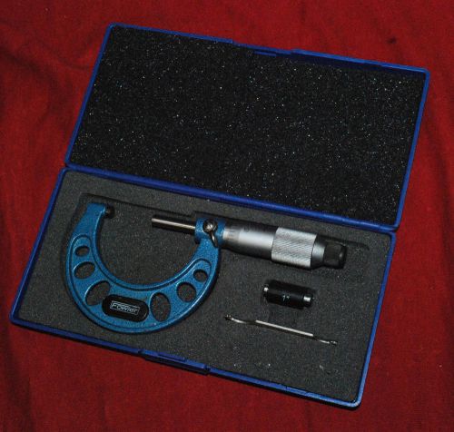Fowler 1-2&#034; - 0.0001&#034; Outside Micrometer in Case