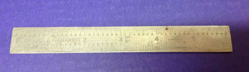 Steelcraft Precision No 342 Ruler with decimal equivalents on back