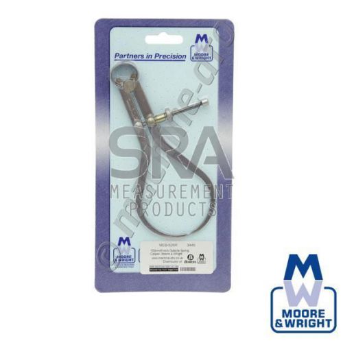 150mm/6inch outside spring caliper - moore &amp; wright  #526 for sale