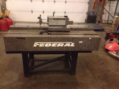 Federal Granite/Surface Plate/table 60&#034;+30&#034;+10&#034; W/Federal Surfanalyzer EAS-4200