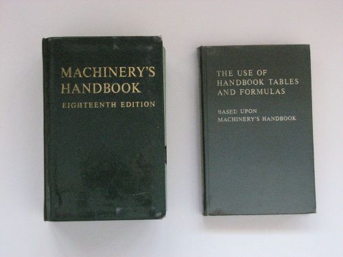 Machinery&#039;s Handbook Eighteenth Edition- Use of Handbook Tables and Formulas